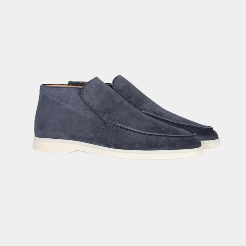 Oak & Coral | Men's Suede Chukka Loafers