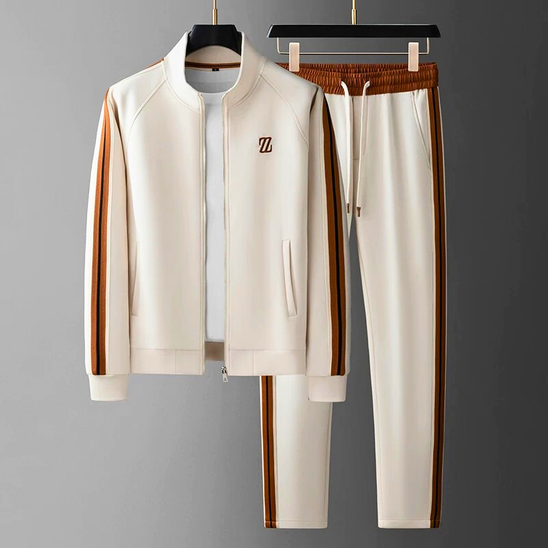 Oak & Coral | Men's Tracksuit with Side Stripes
