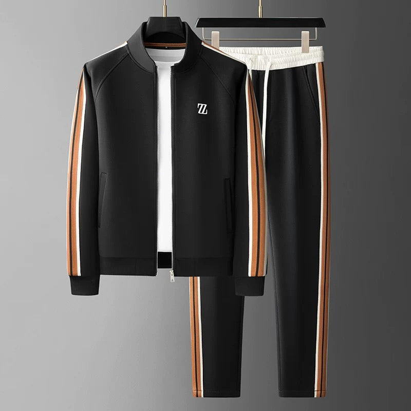 Oak & Coral | Men's Tracksuit with Side Stripes