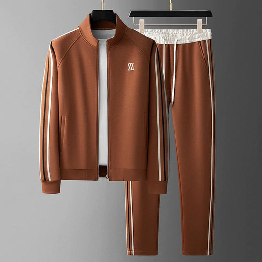 Oak & Coral | Men's Tracksuit with Side Stripes