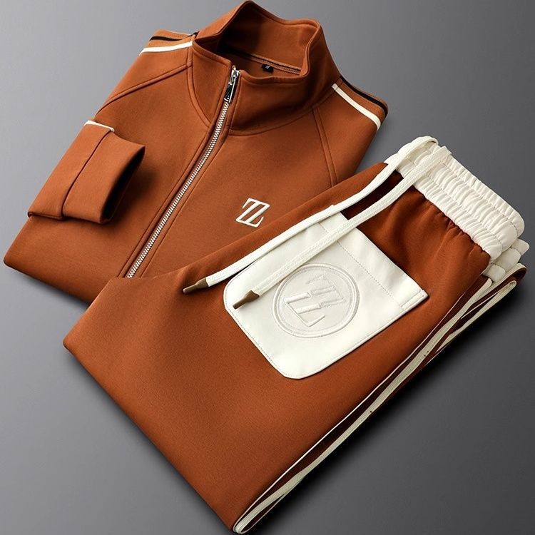 Oak & Coral | Men's Tracksuit with Side Stripes