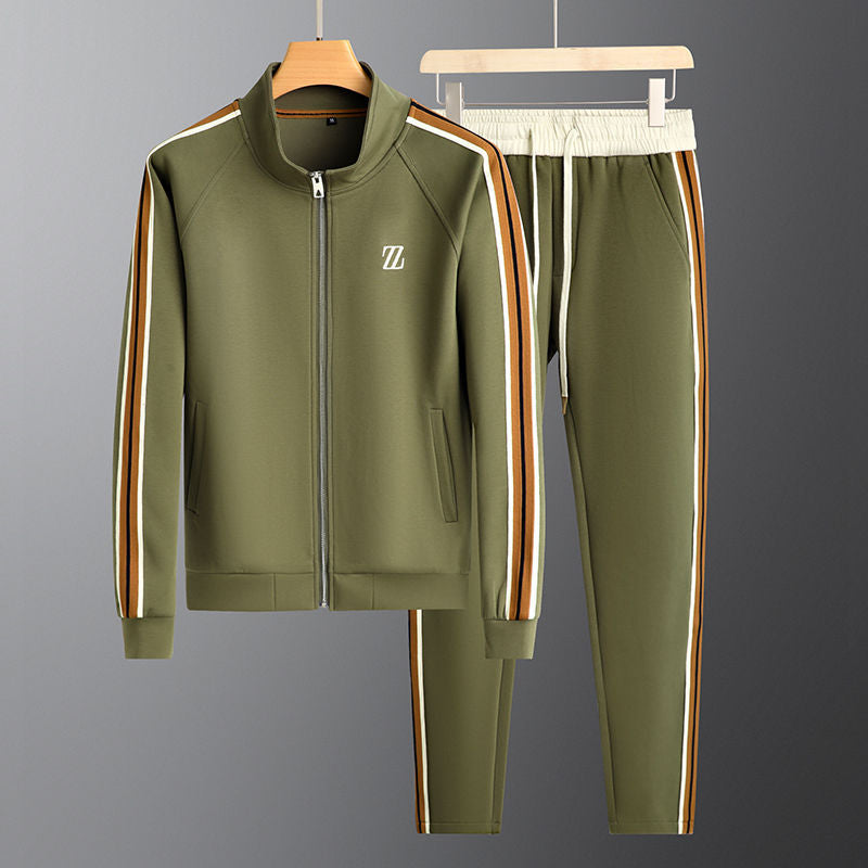 Oak & Coral | Men's Tracksuit with Side Stripes