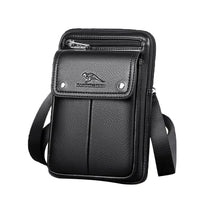 Oak & Coral | Men's Vertical Crossbody Bag with Front Pocket