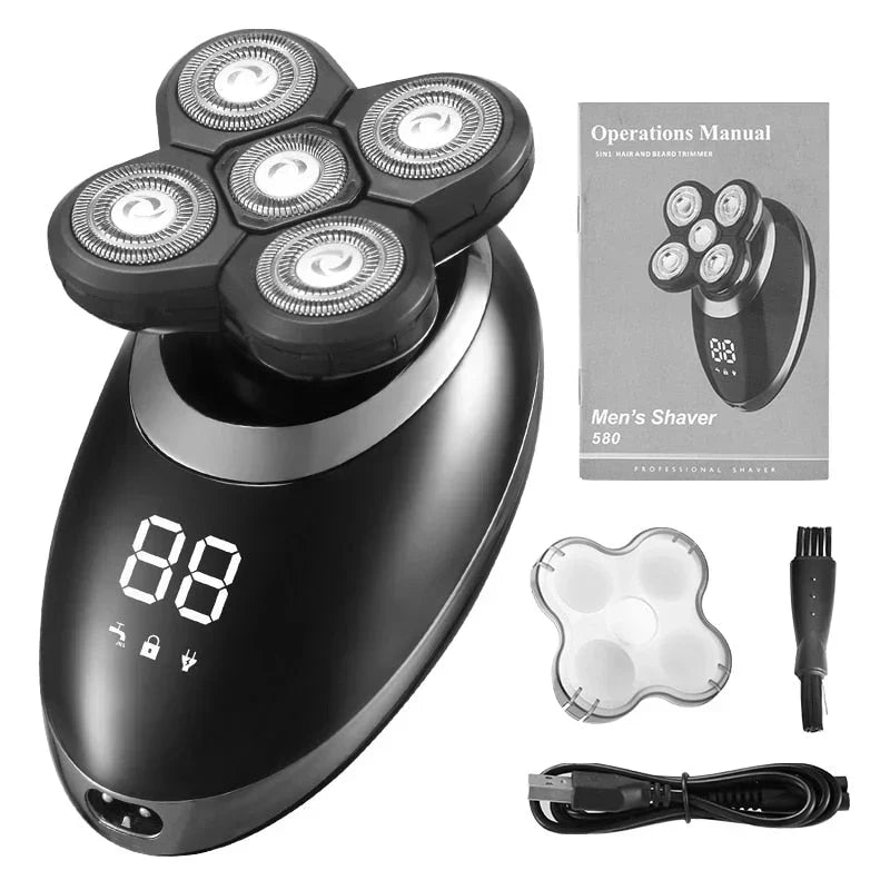 Oak & Coral | Men's Waterproof Rotary Shaver & Trimmer