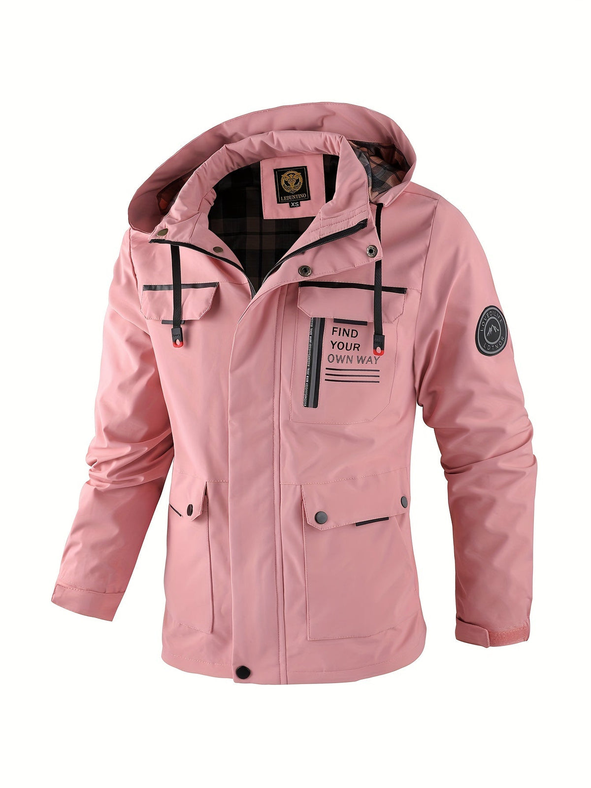 Oak & Coral | Men's Waterproof Winter Parka Jacket with Hood