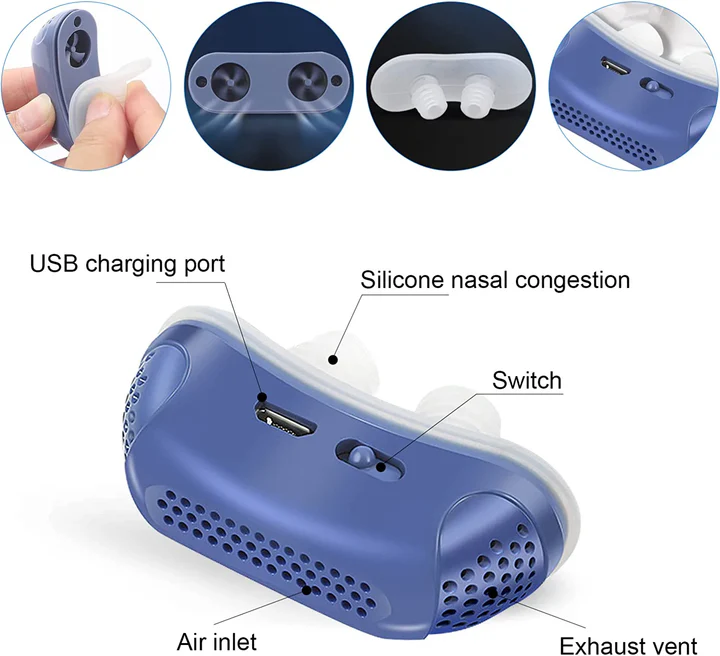 Oak & Coral | Micro CPAP Anti-Snoring Device | Maskless Sleep Apnea Treatment