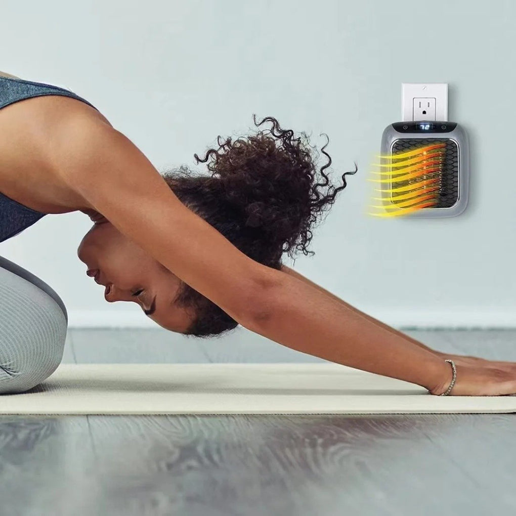 Oak & Coral | Mini Wall Plug Heater with Remote Control