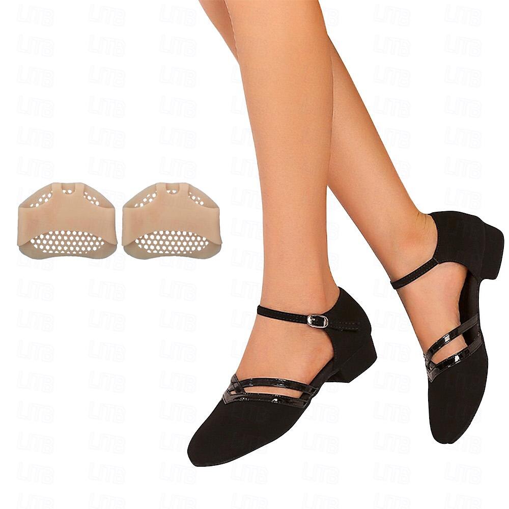 Oak & Coral | Modern Dance Shoes for Women Black High-Quality Suede