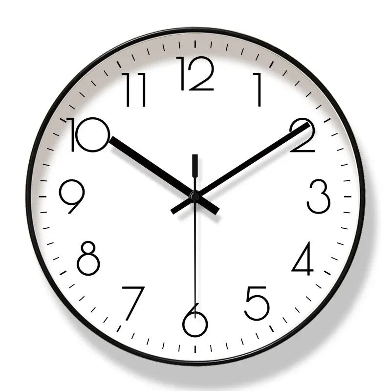 Oak & Coral | Modern Nordic Style Wall Clock