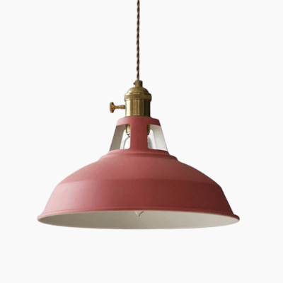 Oak & Coral | Modern Pendant Light | Playful Shine Design