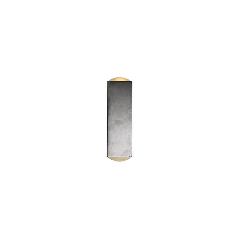 Oak & Coral | Modern Waterproof LED Outdoor Wall Light | Rectangular Up/Down Aluminum Fixture