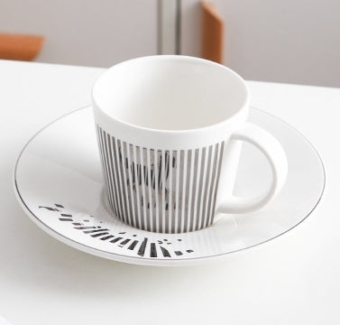 Oak & Coral | Moving Reflection Creative Coffee Cup Mirror Reflection Coffee Mug