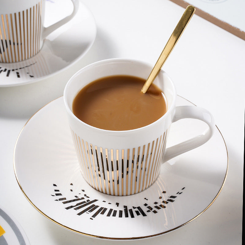 Oak & Coral | Moving Reflection Creative Coffee Cup Mirror Reflection Coffee Mug
