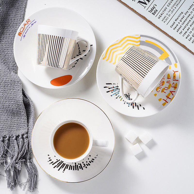 Oak & Coral | Moving Reflection Creative Coffee Cup Mirror Reflection Coffee Mug