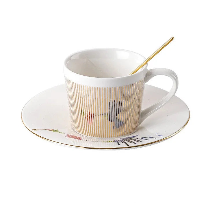 Oak & Coral | Moving Reflection Creative Coffee Cup Mirror Reflection Coffee Mug