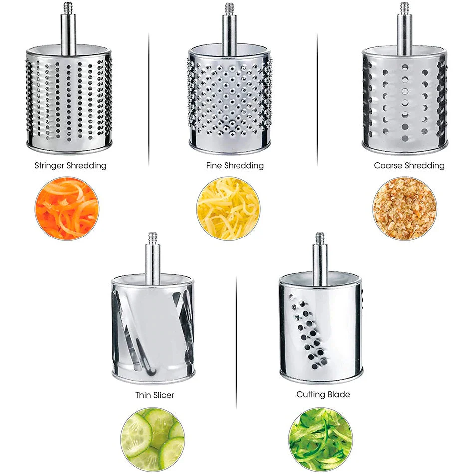 Oak & Coral | Multi-Functional Kitchen Rotary Food Grater Slicer