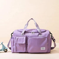 Oak & Coral | Multi-pocket travel bag, sports and gym bag with separate shoe compartment