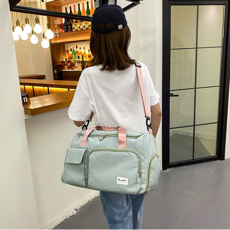 Oak & Coral | Multi-pocket travel bag, sports and gym bag with separate shoe compartment
