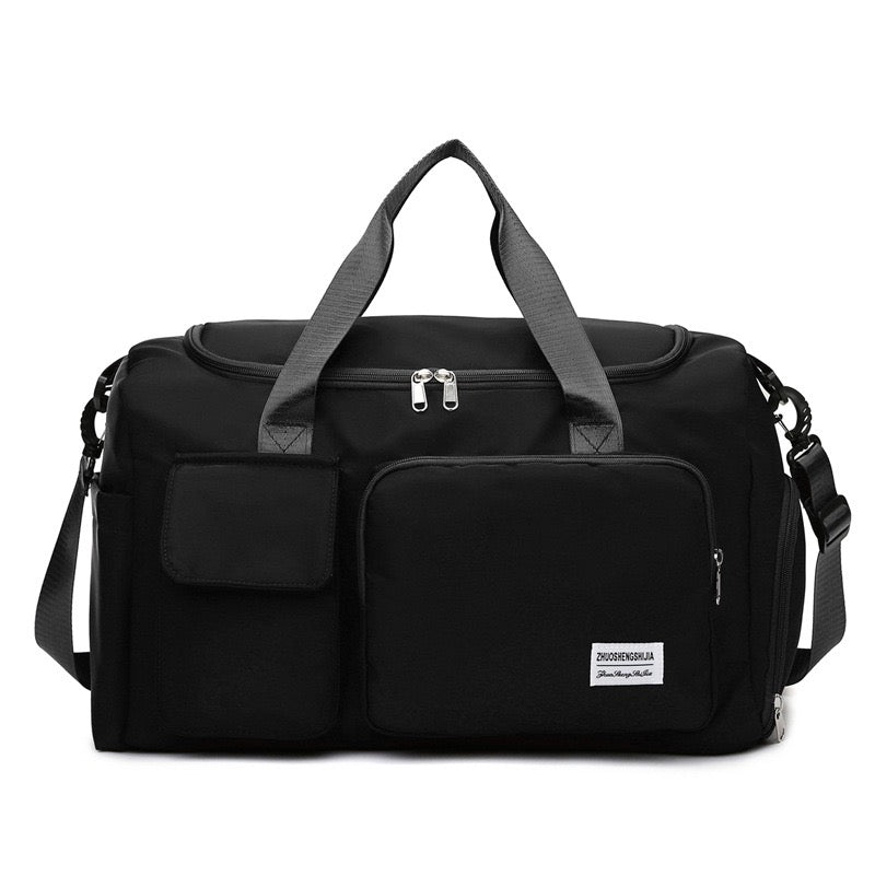 Oak & Coral | Multi-pocket travel bag, sports and gym bag with separate shoe compartment