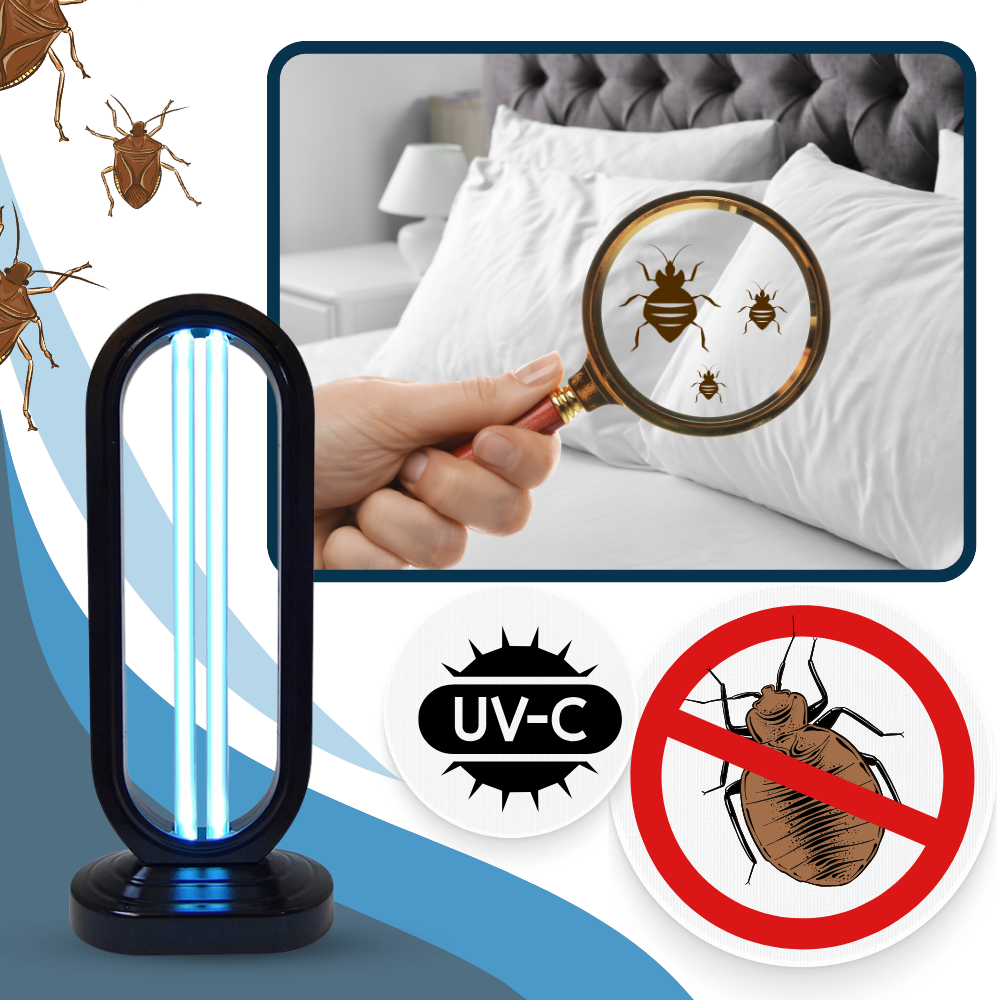 Oak & Coral | Multi-Surface UV Disinfectant Bulb – Strongest Bed Bug Killer for Home & Travel Use