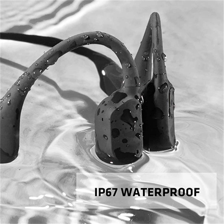 Oak & Coral | New Waterproof Bone Conduction Headphones Stereo Bluetooth