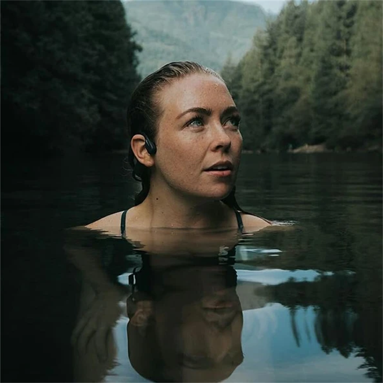 Oak & Coral | New Waterproof Bone Conduction Headphones Stereo Bluetooth