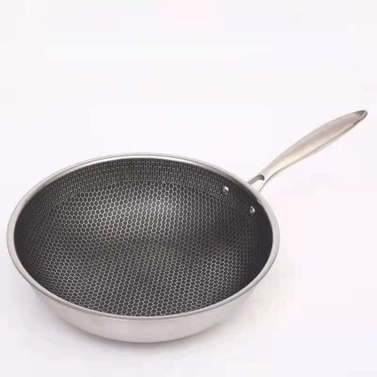 Oak & Coral | Non-Stick Honeycomb Frying Pan