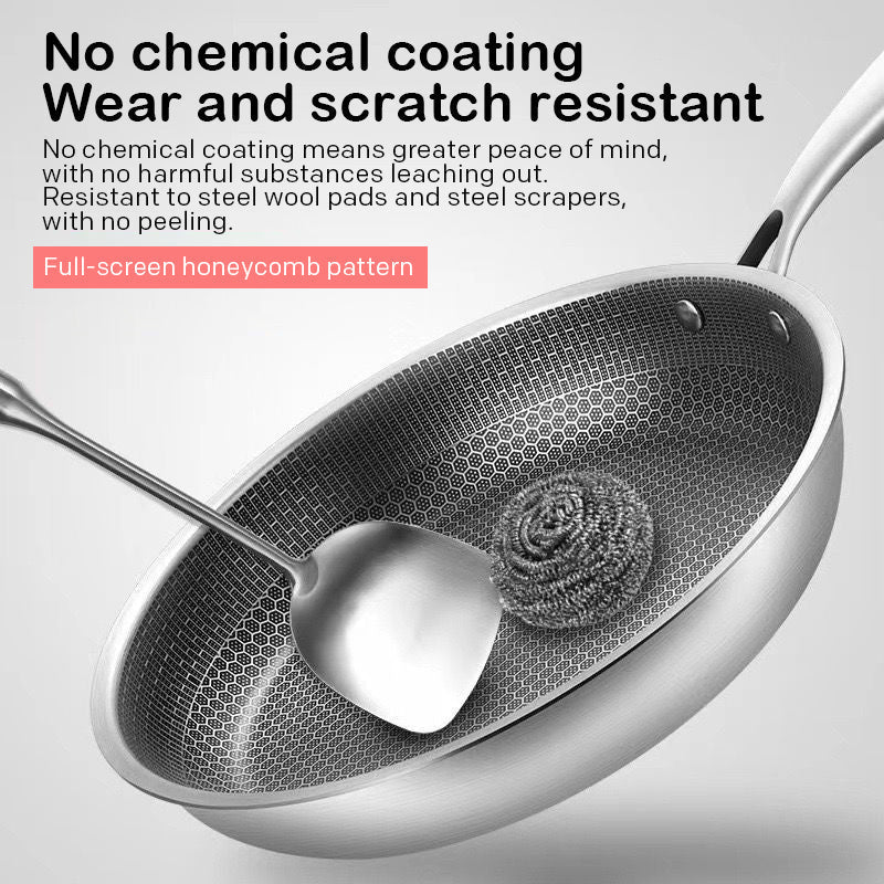 Oak & Coral | Non-stick stainless steel frying pan