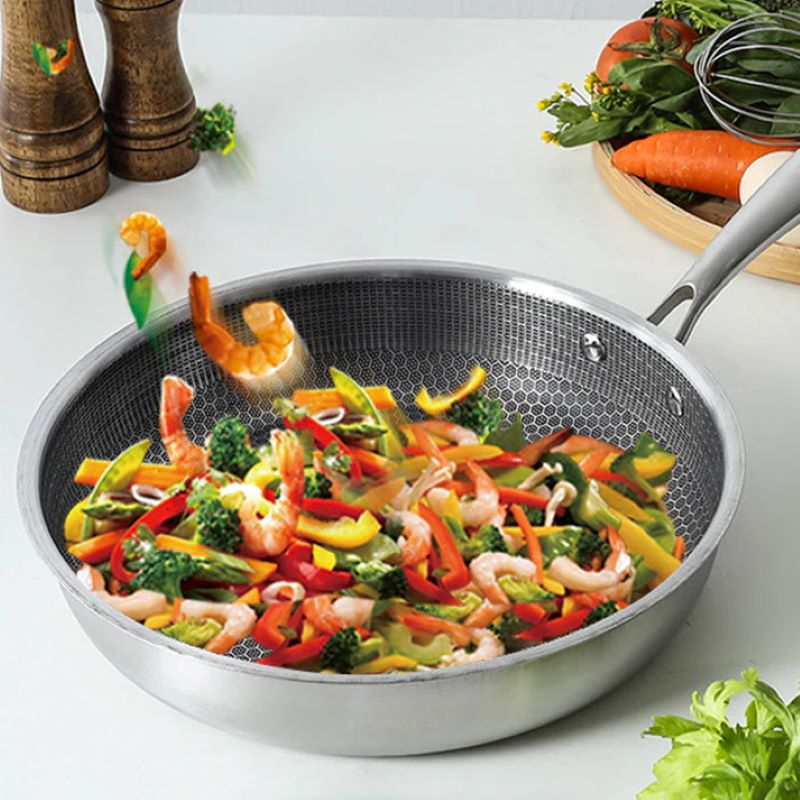 Oak & Coral | Non-stick stainless steel frying pan