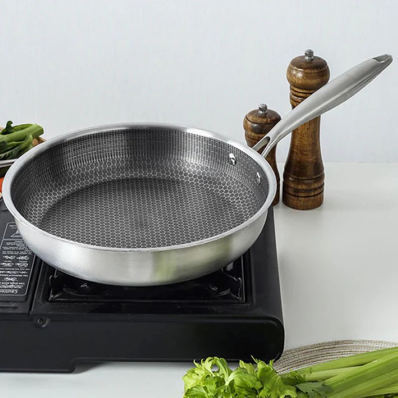 Oak & Coral | Non-stick stainless steel frying pan