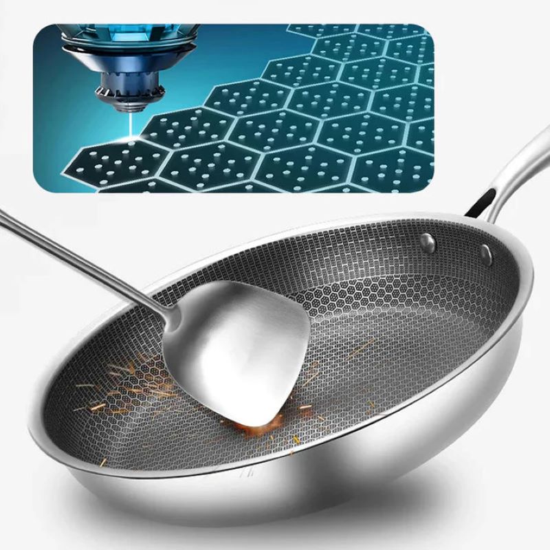 Oak & Coral | Non-stick stainless steel frying pan