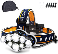 Oak & Coral Headlamp | 18000LM, 8 Modes, USB Rechargeable, Waterproof