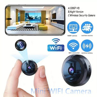 Oak & Coral | OPTIGUARD – Magnetic Mini WiFi Camera 1080P HD with Night Vision & Motion Detection