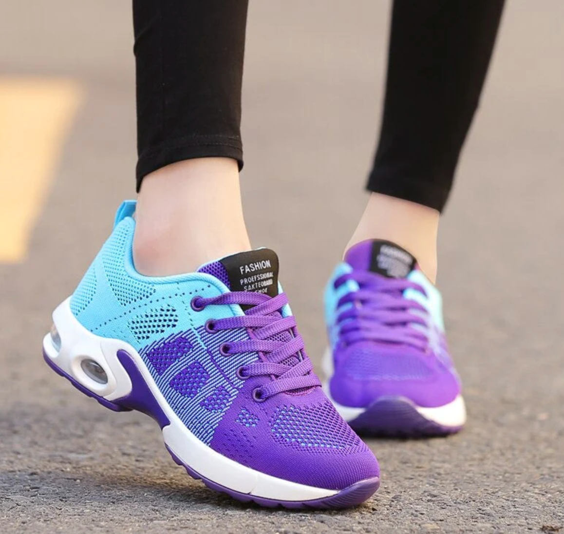Oak & Coral - Orthopedic Lightweight, Breathable Sports Sneakers for Women | Sporty Casual Running Shoe with Air-Cushion Sole