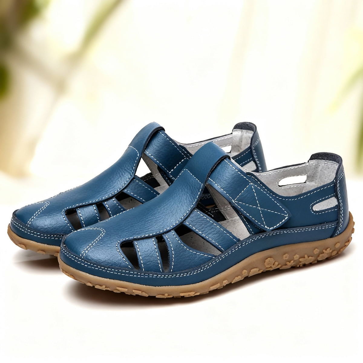 Oak & Coral | Orthopedic Retro Sandals | Anti-Slip