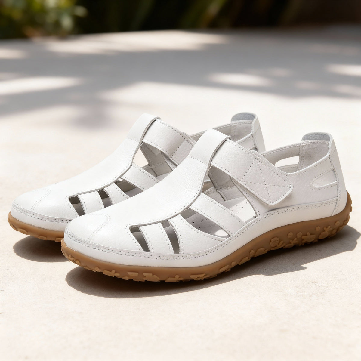 Oak & Coral | Orthopedic Retro Sandals | Anti-Slip