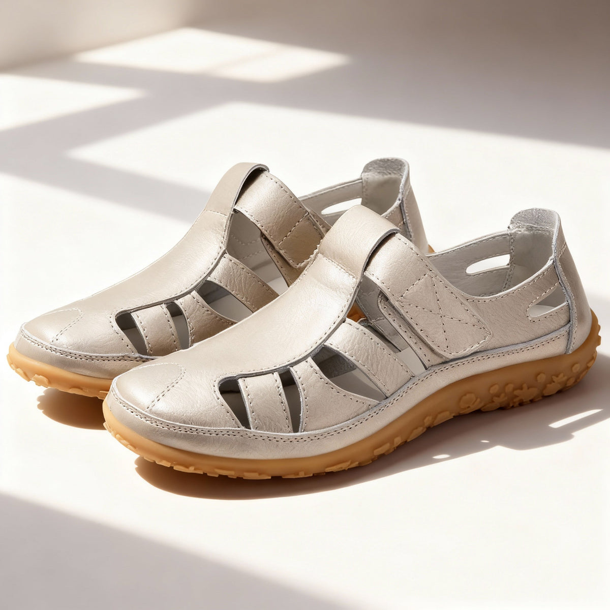 Oak & Coral | Orthopedic Retro Sandals | Anti-Slip