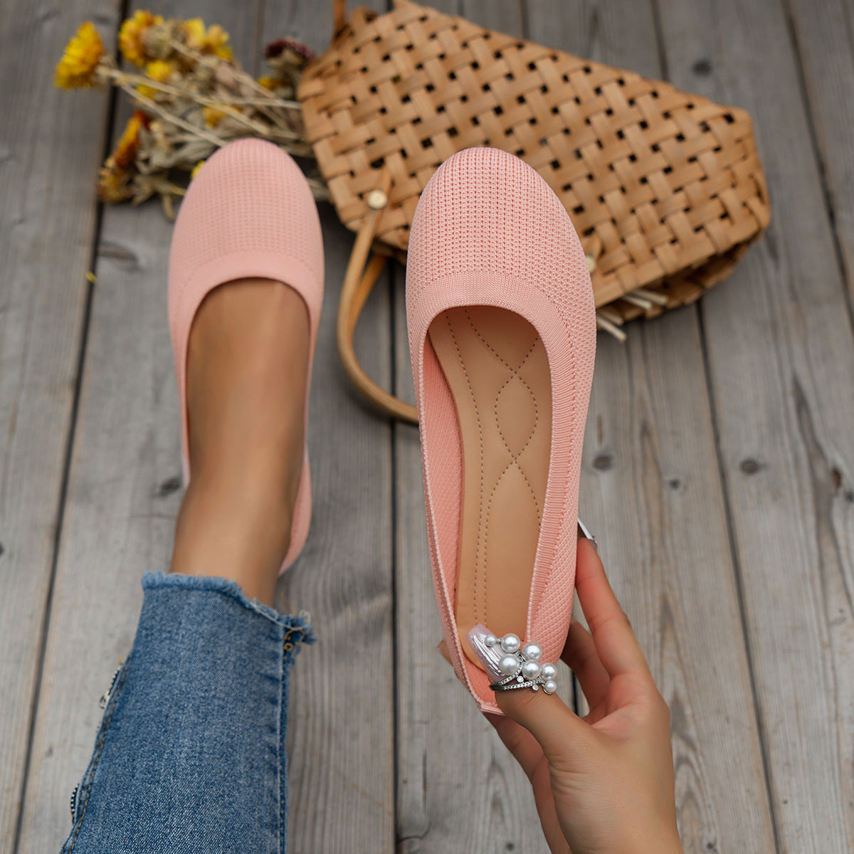 Oak & Coral | Orthopedic Slip-On Shoes