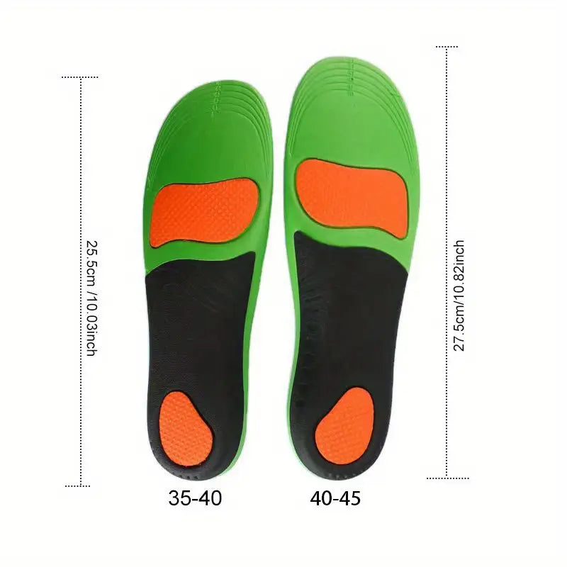 Oak & Coral | Orthotic Insoles for Flat Feet with Arch Support