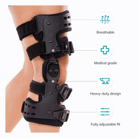 Oak & Coral | Osteoarthritis relieving knee brace – Medial and lateral support for pain relief in bone-on-bone arthritis