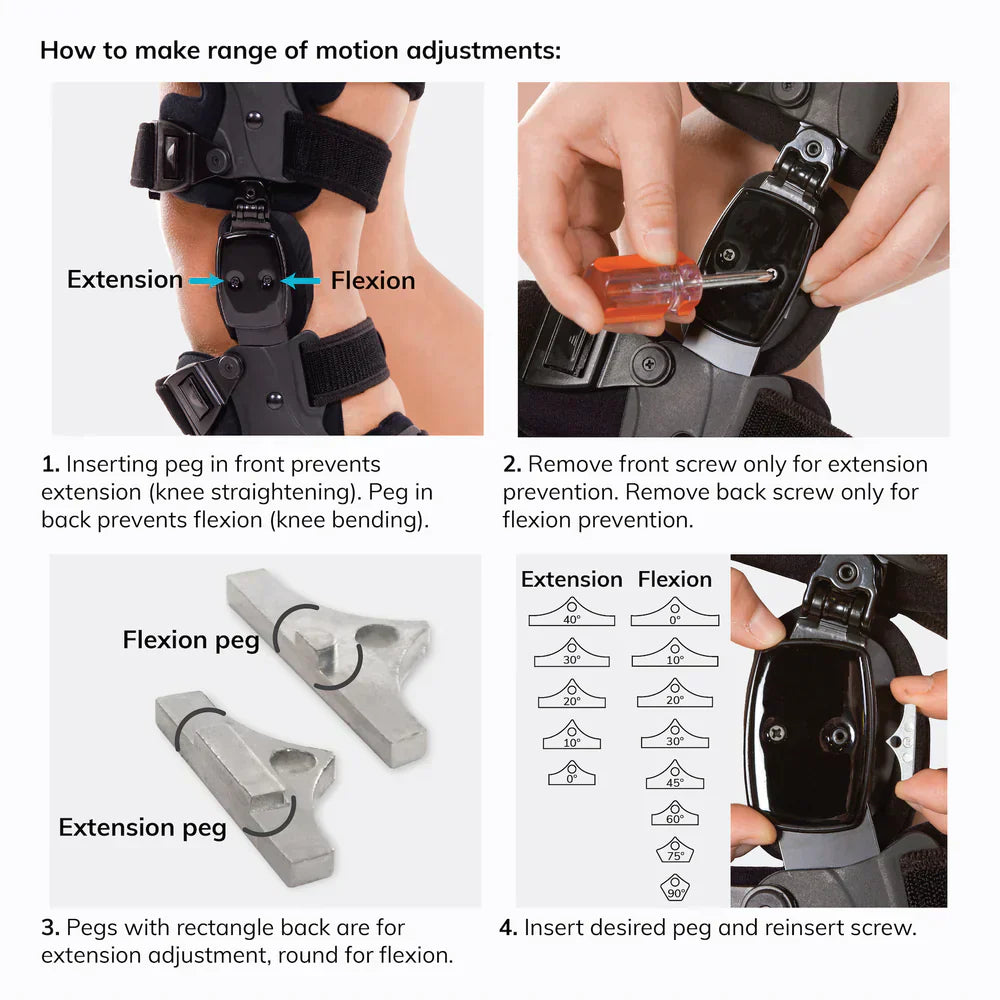 Oak & Coral | Osteoarthritis relieving knee brace – Medial and lateral support for pain relief in bone-on-bone arthritis