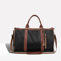 Oak & Coral | Patchwork PU Leather Weekender Duffel Bag
