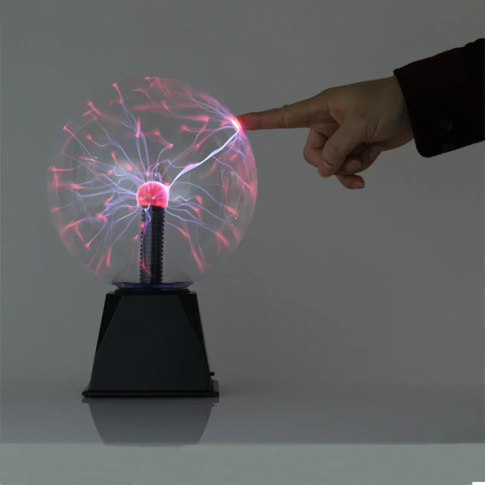Oak & Coral | Plasma Ball Night Lamp