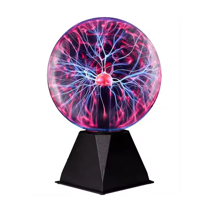 Oak & Coral | Plasma Ball Night Lamp