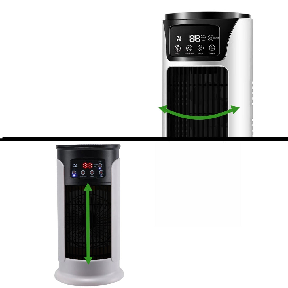 Oak & Coral | Portable Air Conditioner | Windowless, Energy Efficient & Ideal for Home Office and Dormitory Use