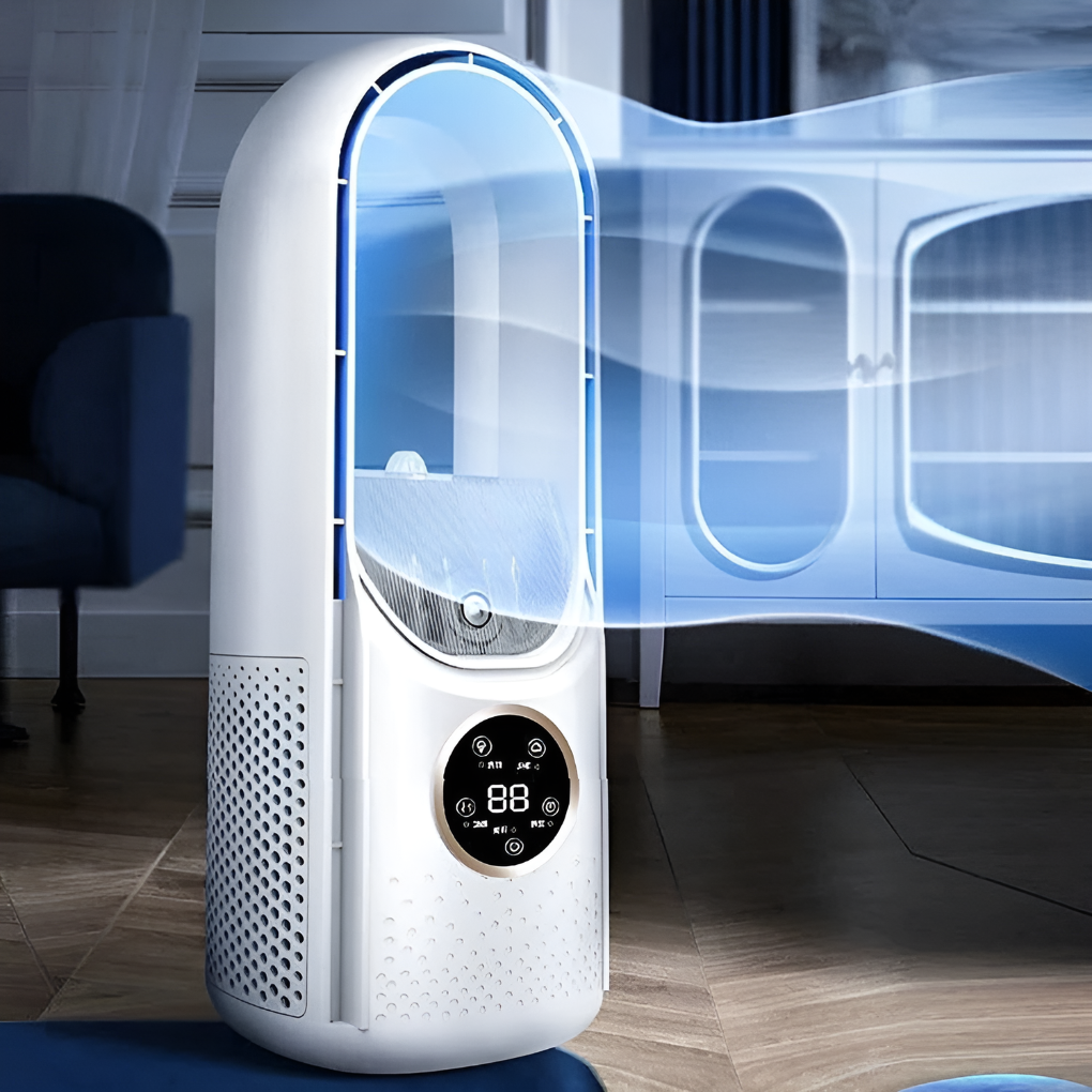 Oak & Coral | Portable Bladeless Air Cooler Fan