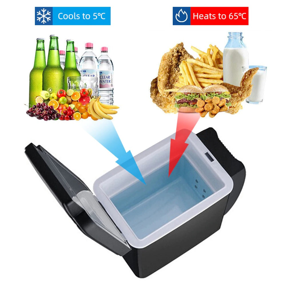 Oak & Coral | Portable Car Refrigerator Camping Car Refrigerator 6L