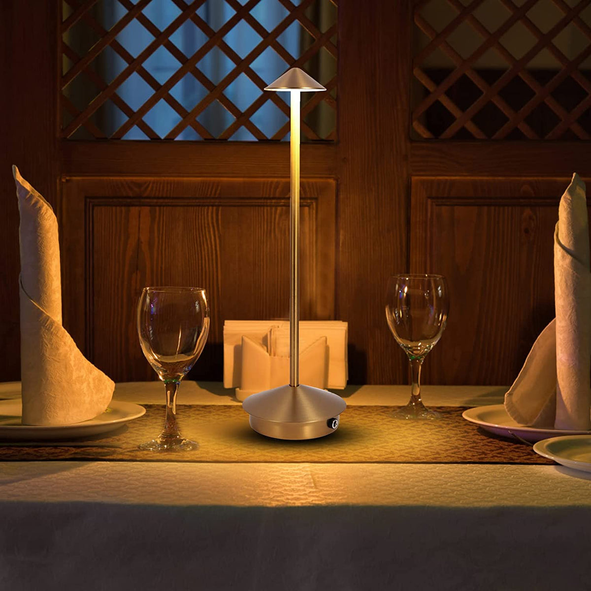Oak & Coral | Portable Table Lamp - Cordless Lamp with Dimmable Pina Pro Inspiration
