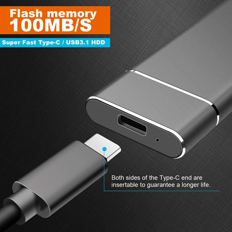 Oak & Coral | Portable Ultra Speed External SSD Hard Drive