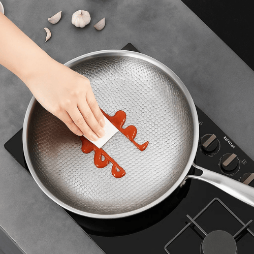 Oak & Coral | PREMIUM PAN - High quality titanium pan without coating for all cooktops